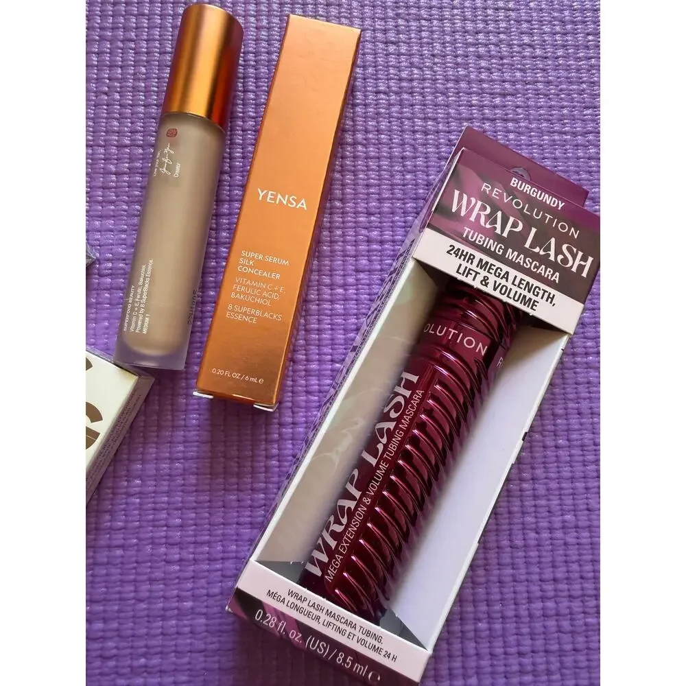 New Huda Beauty Melted Shadows Yensa Concealer Revolution Mascara Makeup Lot